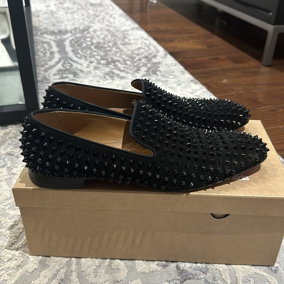 Christian louboutin , dandelion spikes in black, worn 4-5 times at most - Picture 5 of 7